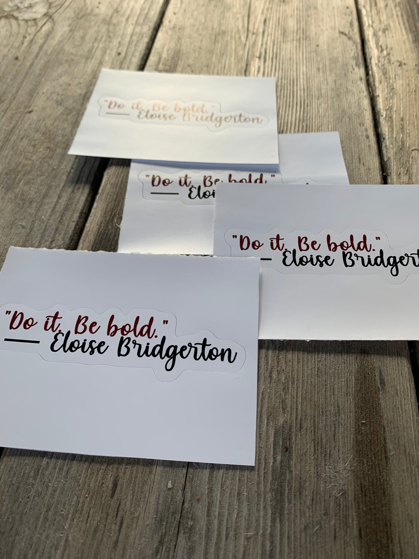 Autocollant Bridgerton - Bridgerton stickers